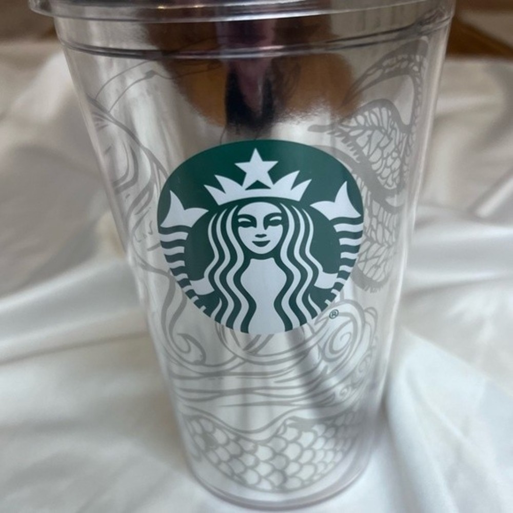 Starbucks To Go Cup Plastic 2013 and 2020 Mermaid Metallic 16 oz Cup Vintage